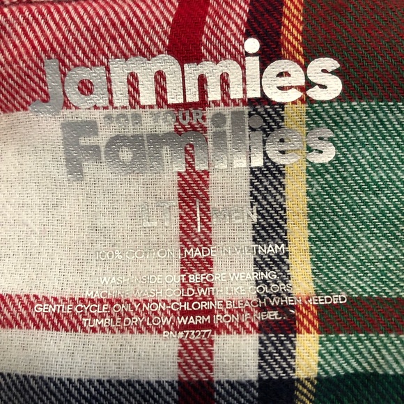 NWT Jammies For Your Families Men’s Big & Tall 100% Cotton 2-Piece Sleep Set L - Picture 4 of 6